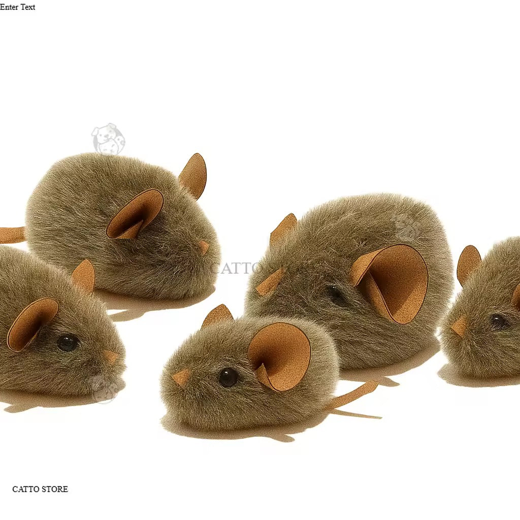 Cat Toys, Mouse Doll with Sound Anti-Bite Cat Doll Good Quality Materials Safe for Pets