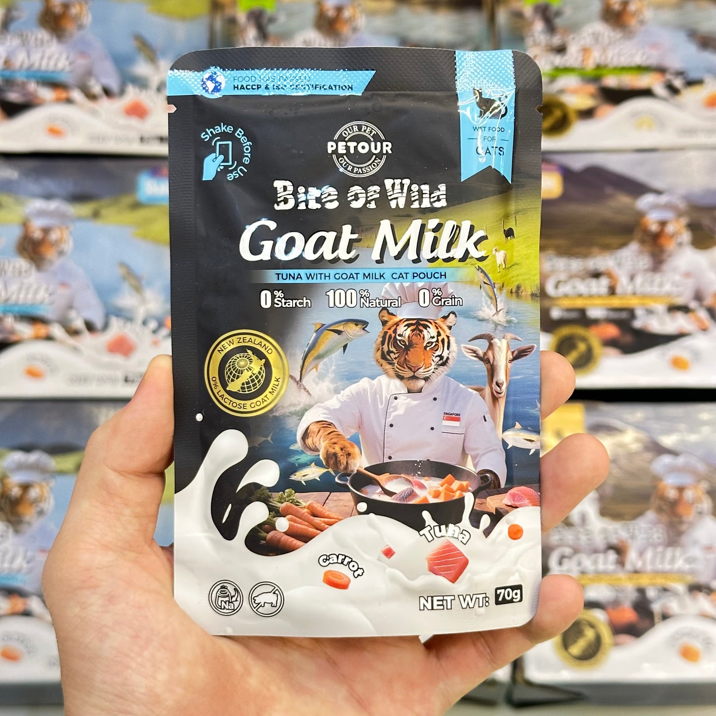 Bite Of Wild Goat Milk Cat Pouch