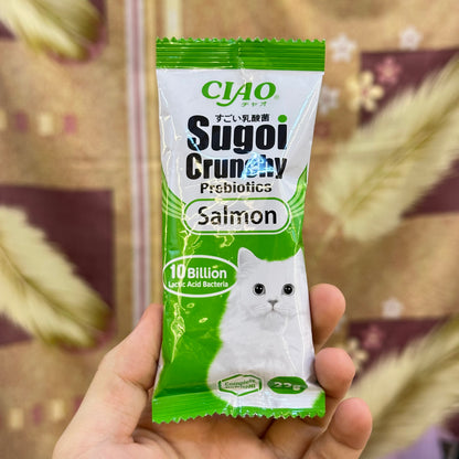 CIAO Sugoi Crunchy Prebiotics Cat Dry Food 22g Pack