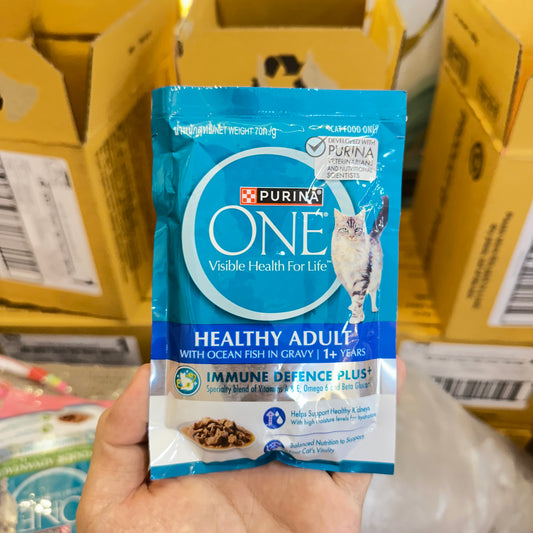 Purina One Adult Gravy Pouch 70g(Immune Defence Plus+)