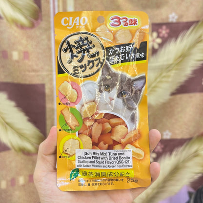 CIAO Soft Bits (Mix) 25g Pouch Cat Treat