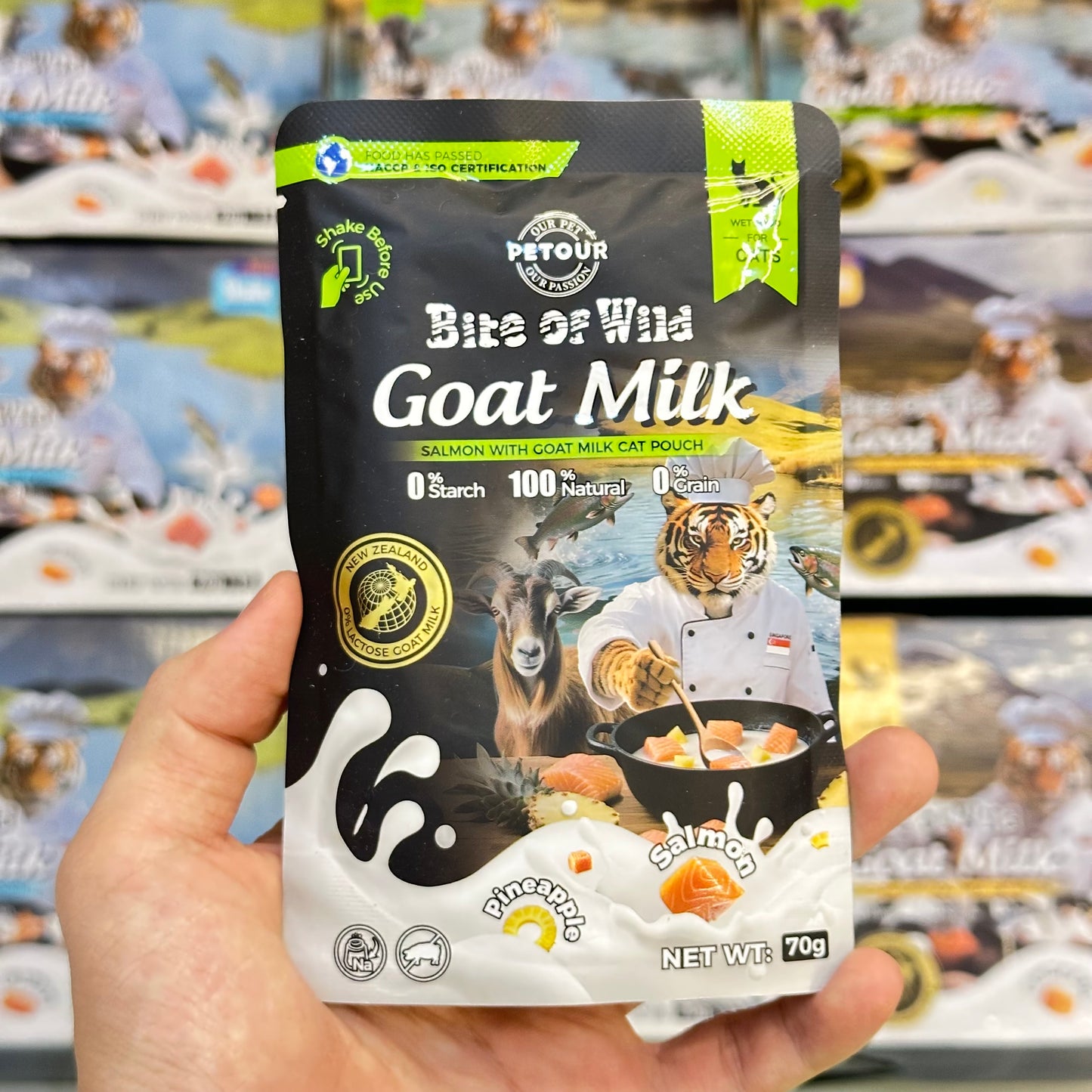 Bite Of Wild Goat Milk Cat Pouch