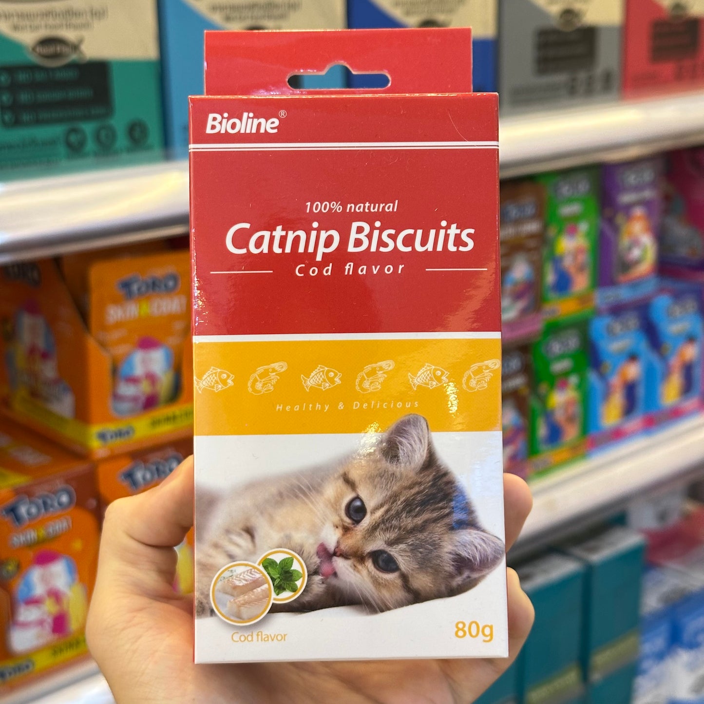 Bioline Catnip Biscuits 80g