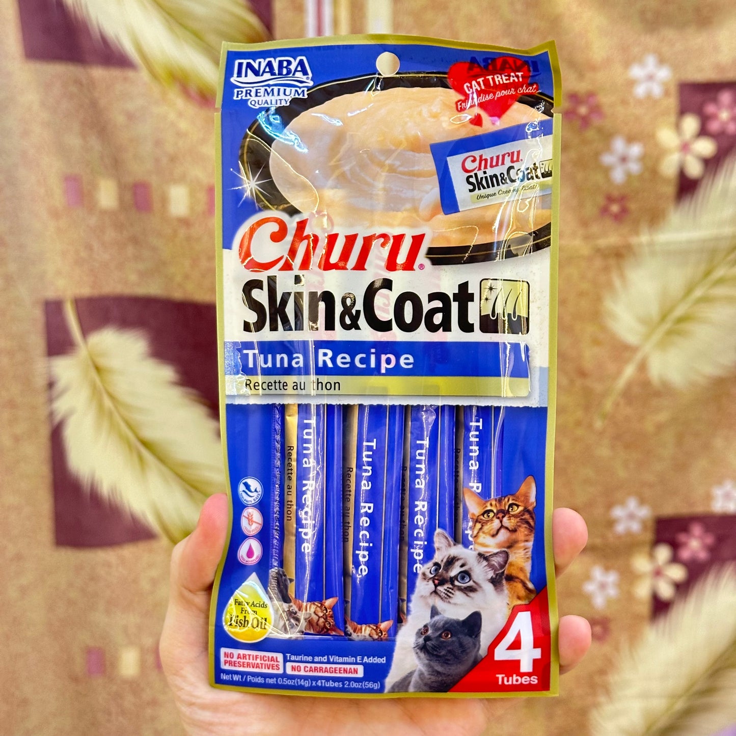 Churu Skin & Coat Creamy 14gx4Tubes Pack