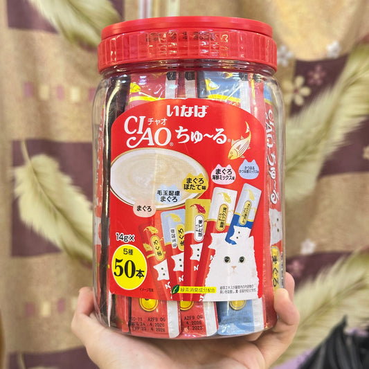 CIAO Churu Creamy 50 Sticks Jar