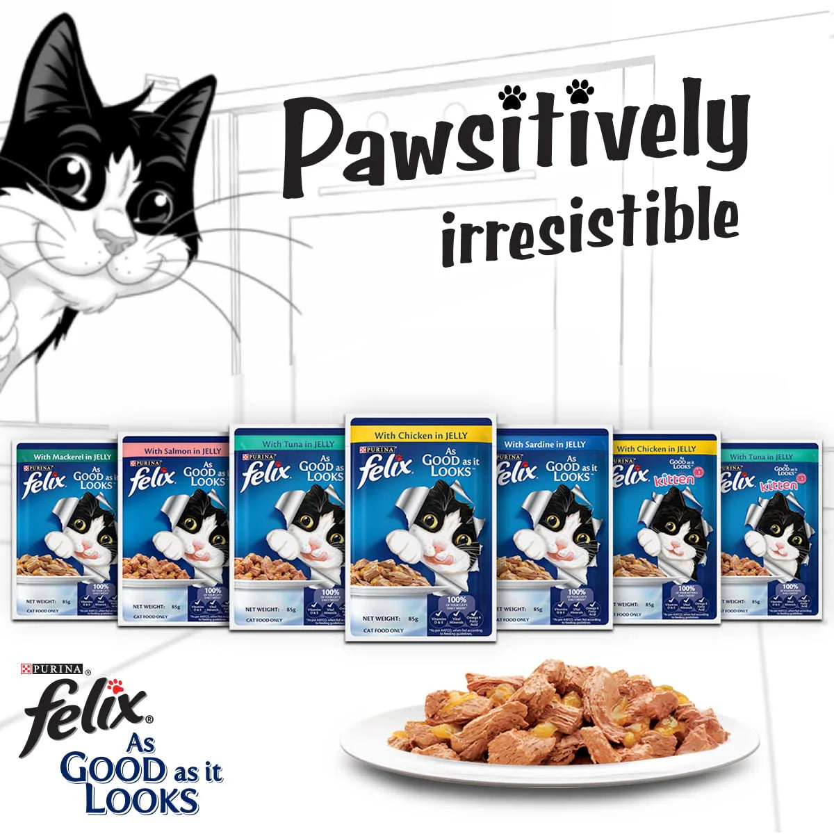 Felix Adult Pouch 85g