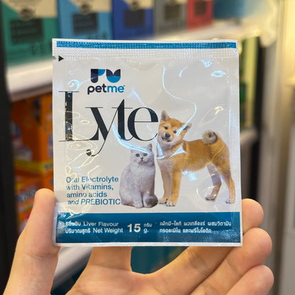 Petme Lyte Oral Electrolyte with Vitamins, amino acids and PREBIOTIC Liver Flavour 15g
