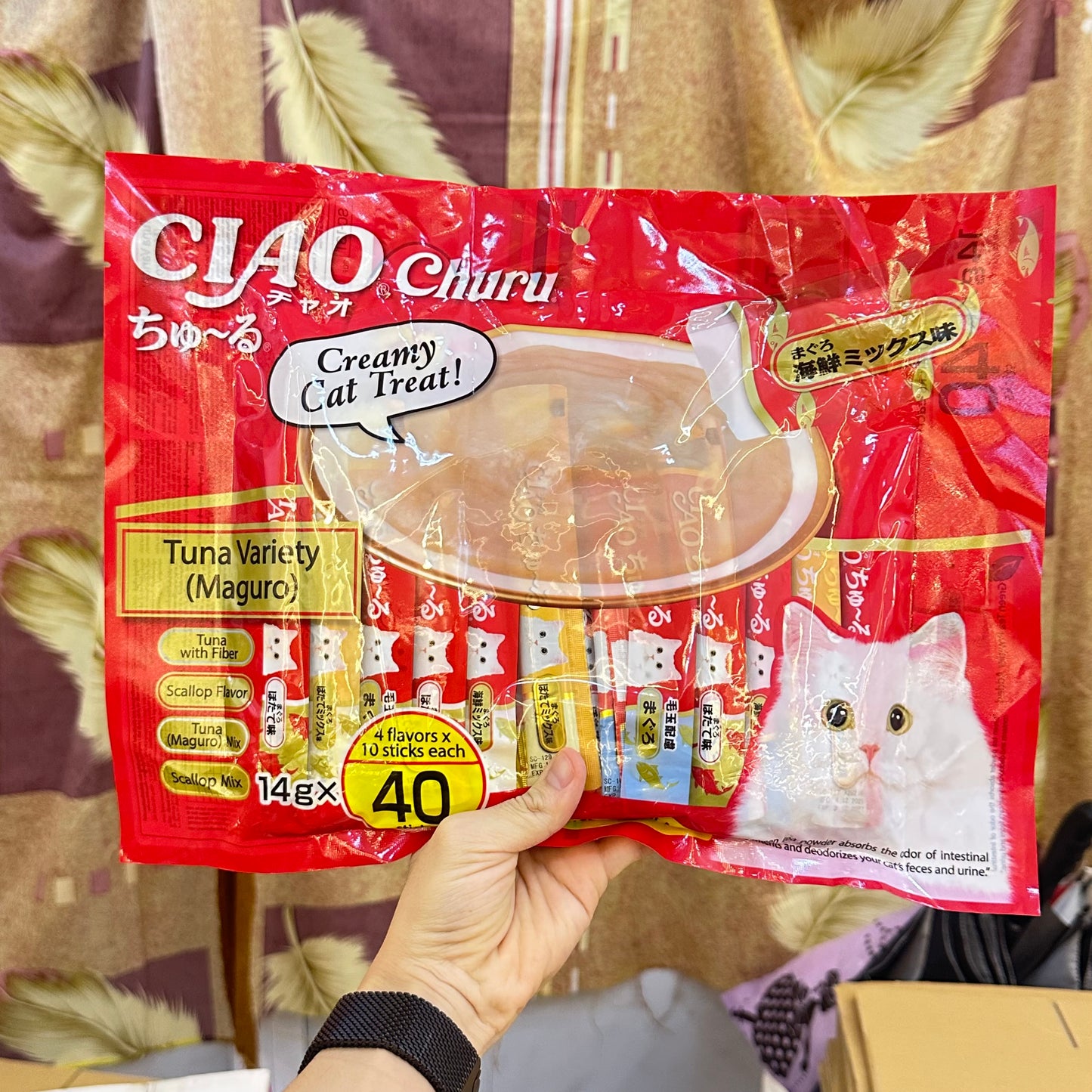 CIAO Churu Creamy 40 Sticks Original Pack