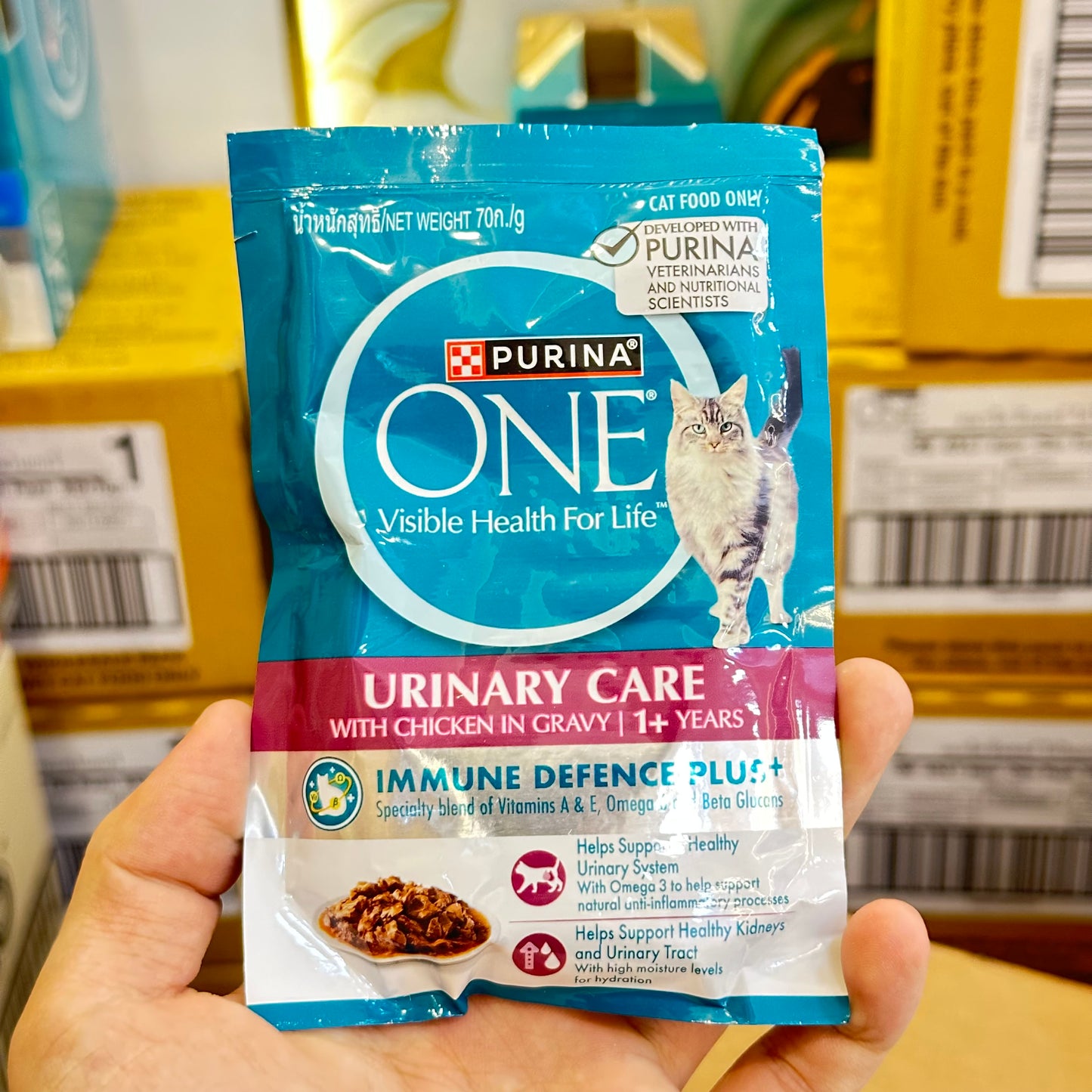 Purina One Adult Gravy Pouch 70g(Immune Defence Plus+)