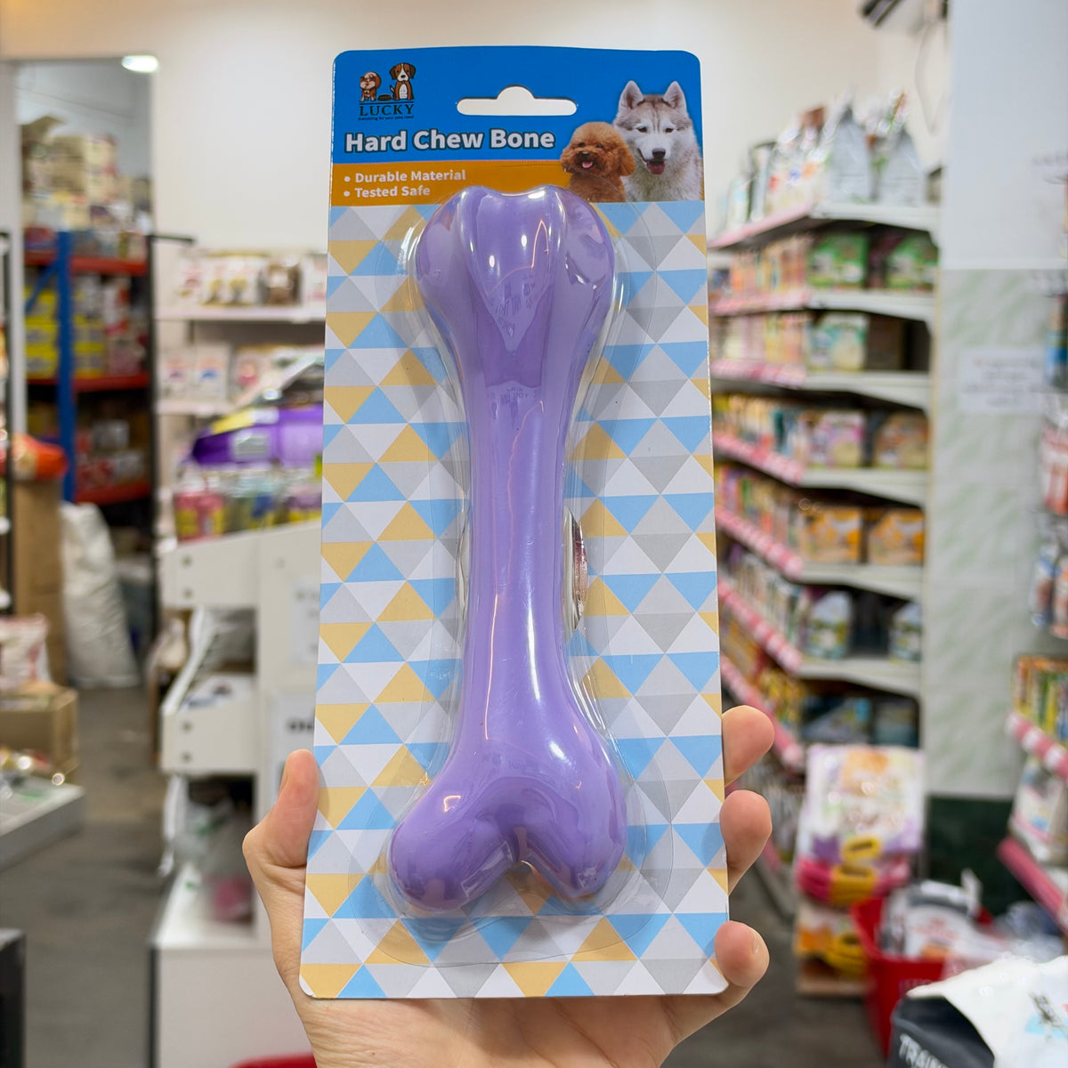 Rubber Toy Solid Hard Chew Bone