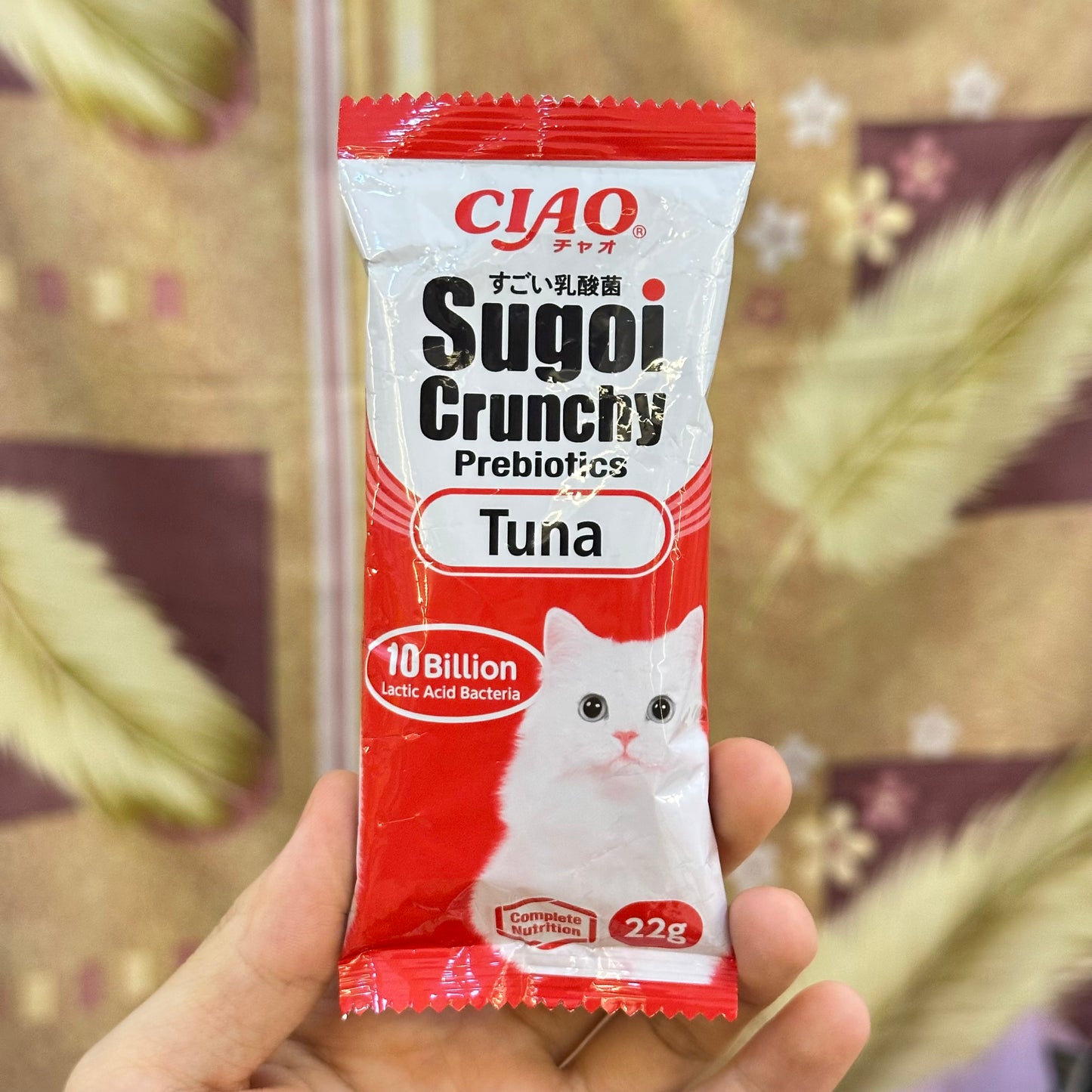CIAO Sugoi Crunchy Prebiotics Cat Dry Food 22g Pack