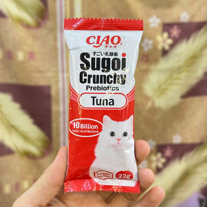 CIAO Sugoi Crunchy Prebiotics Cat Dry Food 22g Pack