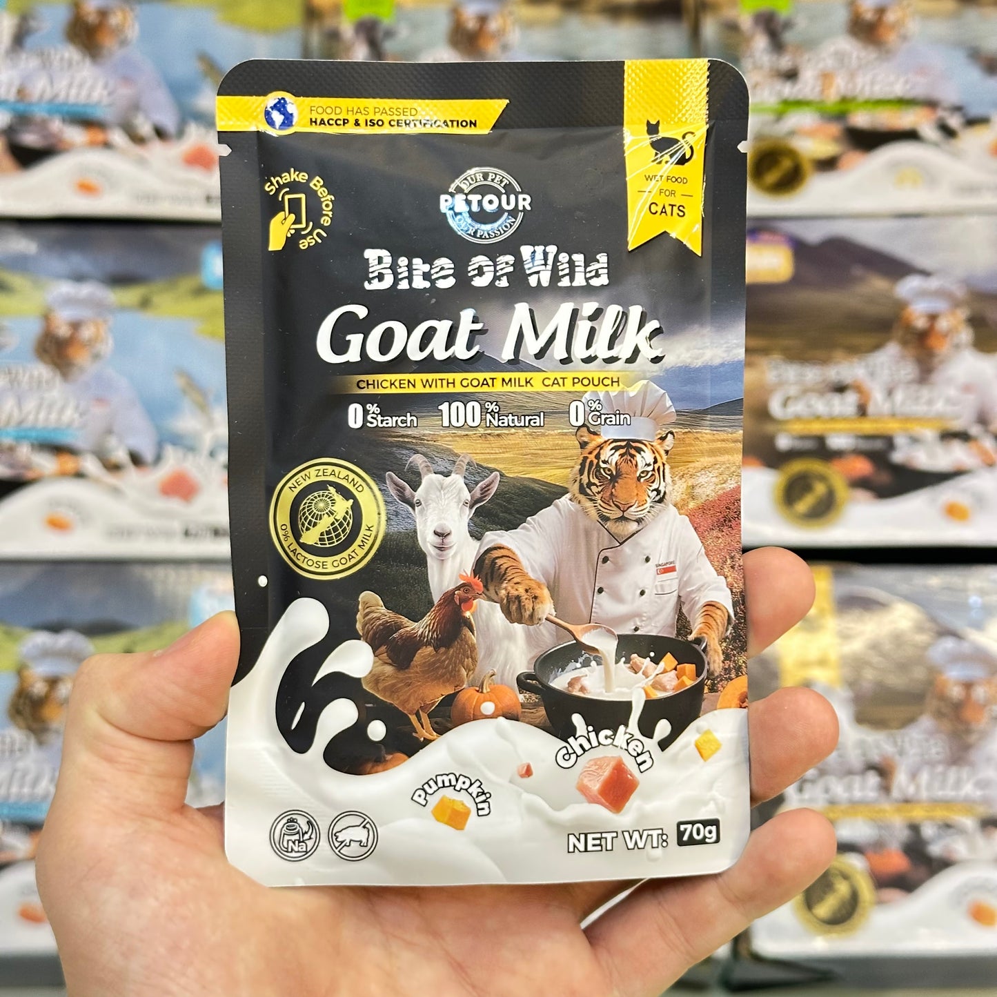 Bite Of Wild Goat Milk Cat Pouch
