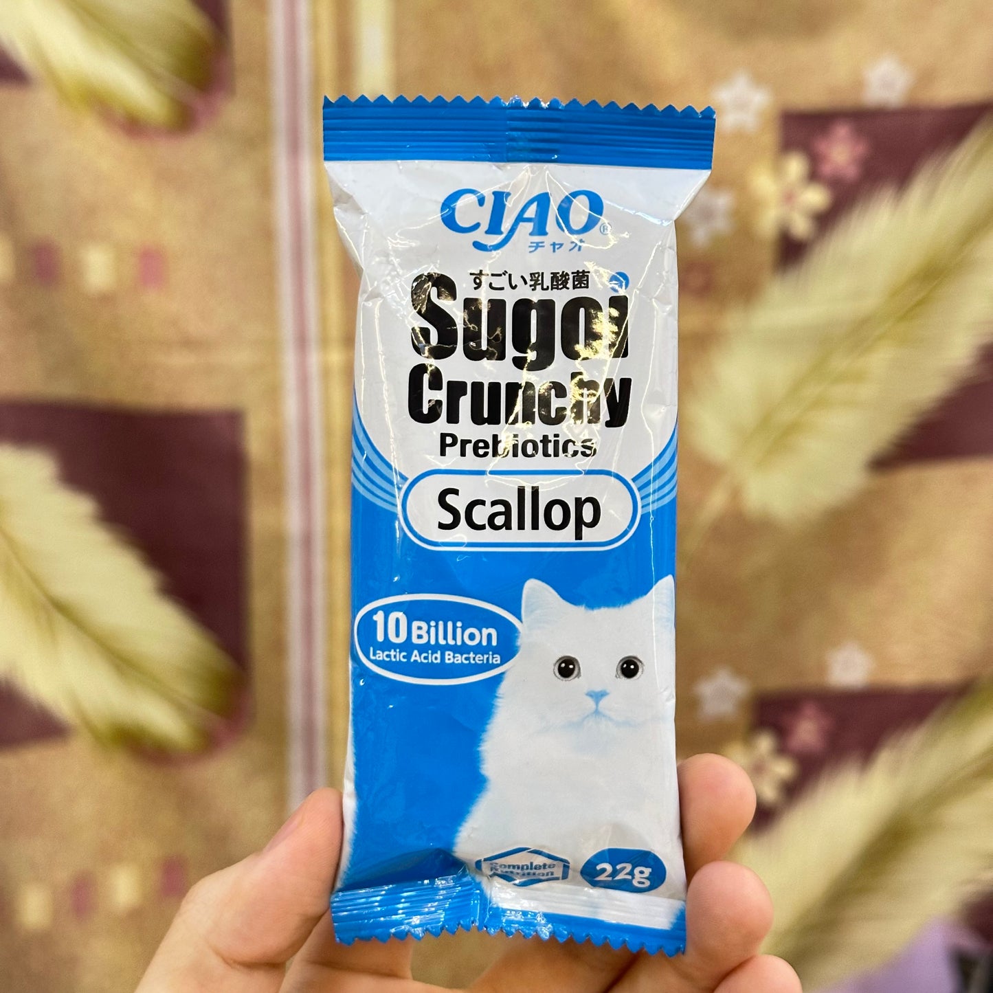 CIAO Sugoi Crunchy Prebiotics Cat Dry Food 22g Pack