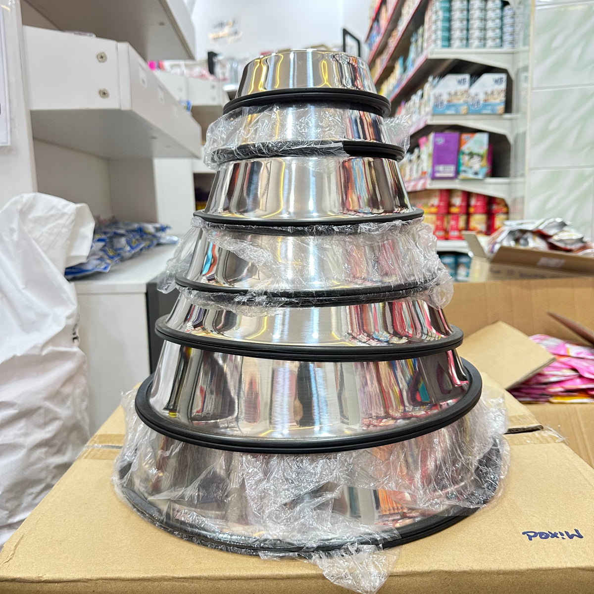 Steel Pet Bowl Plain