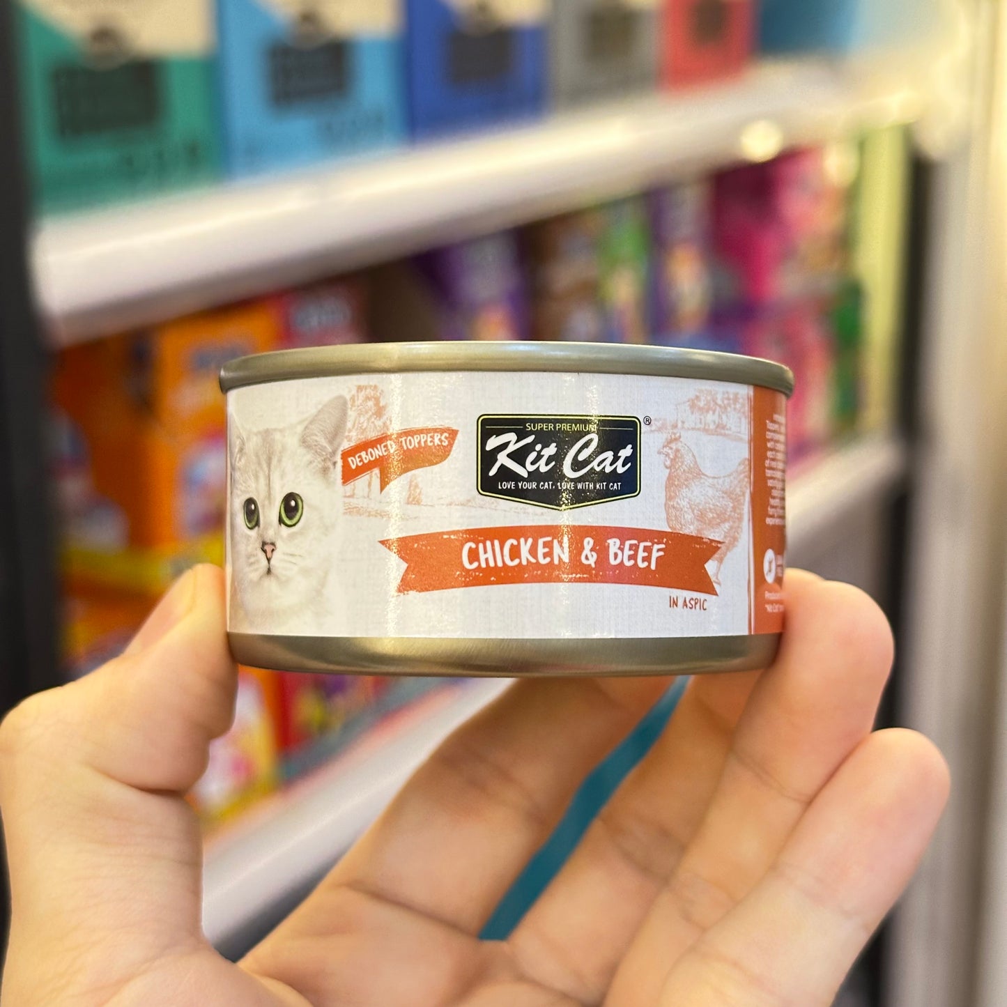 Kit Cat Deboned Toppers Can 80g