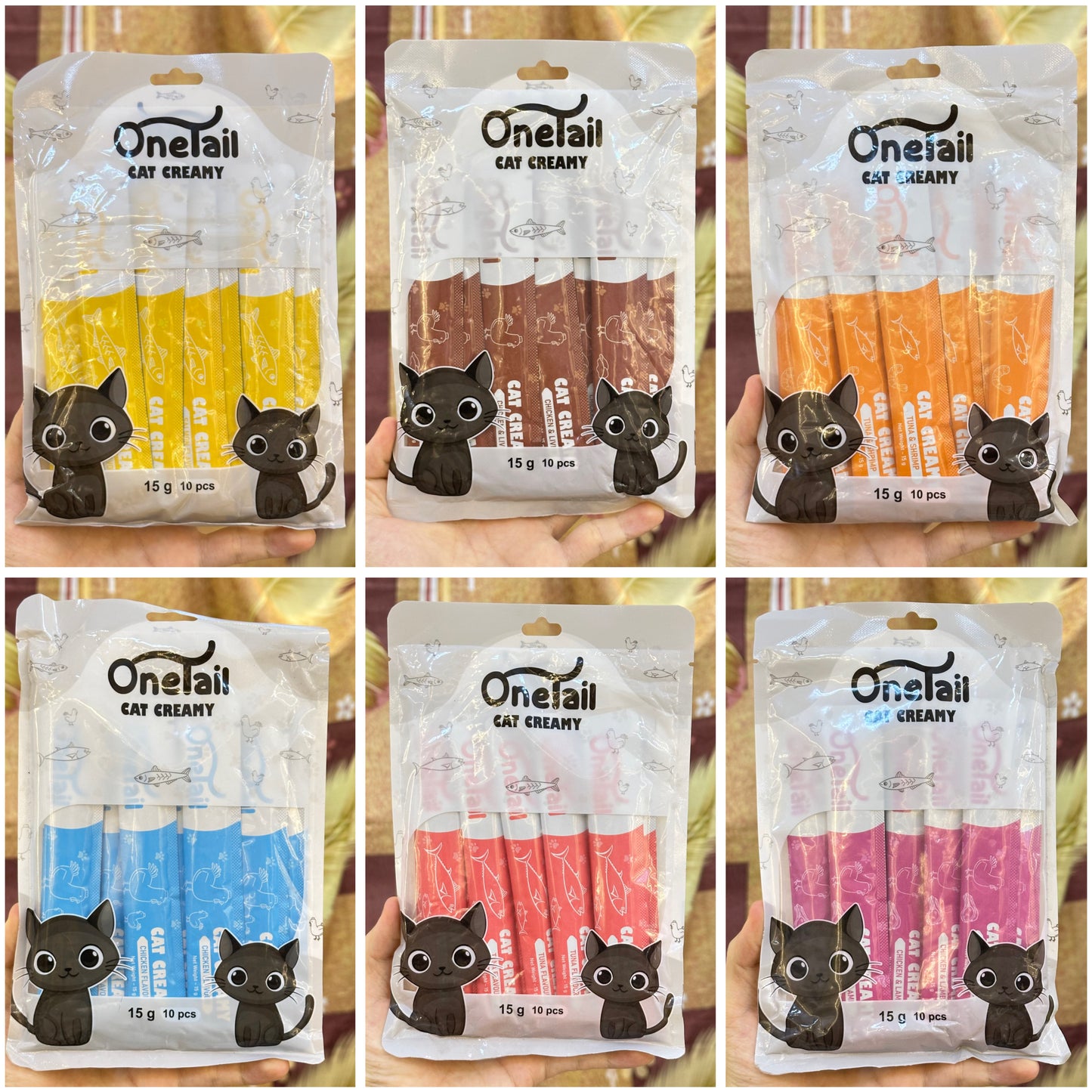 Onetail Cat Creamy 15gx10Pcs Pack