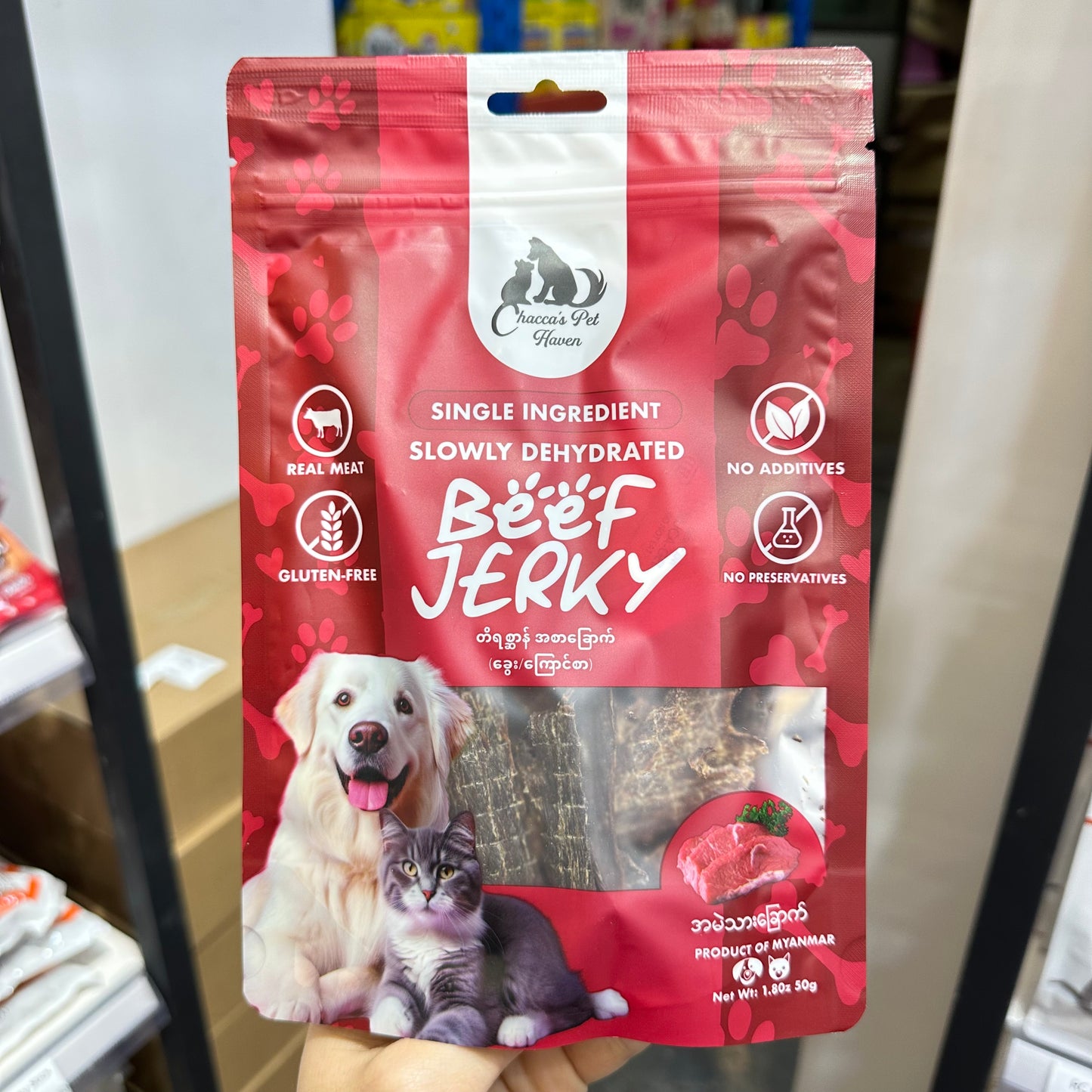 Chacca's Pet Haven Beef Jerky