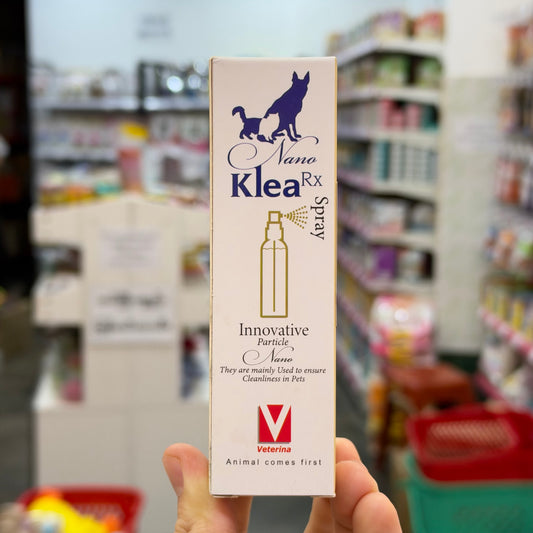 Veterina Nano KleaRx Spray - 50ml (တိရစ္ဆာန်သုံး နာနိုနည်းပညာ သန့်စင်စပရေး)