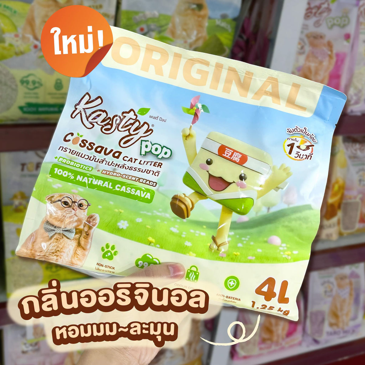 Kasty Pop Cassava Cat Litter