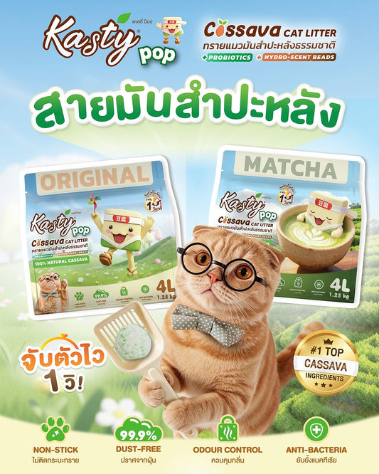 Kasty Pop Cassava Cat Litter