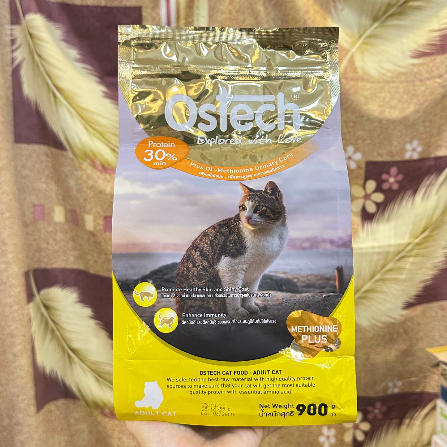 Ostech Protein 30% Plus DL-Methionine Urinary Care Dry Food For Cat Original Bag