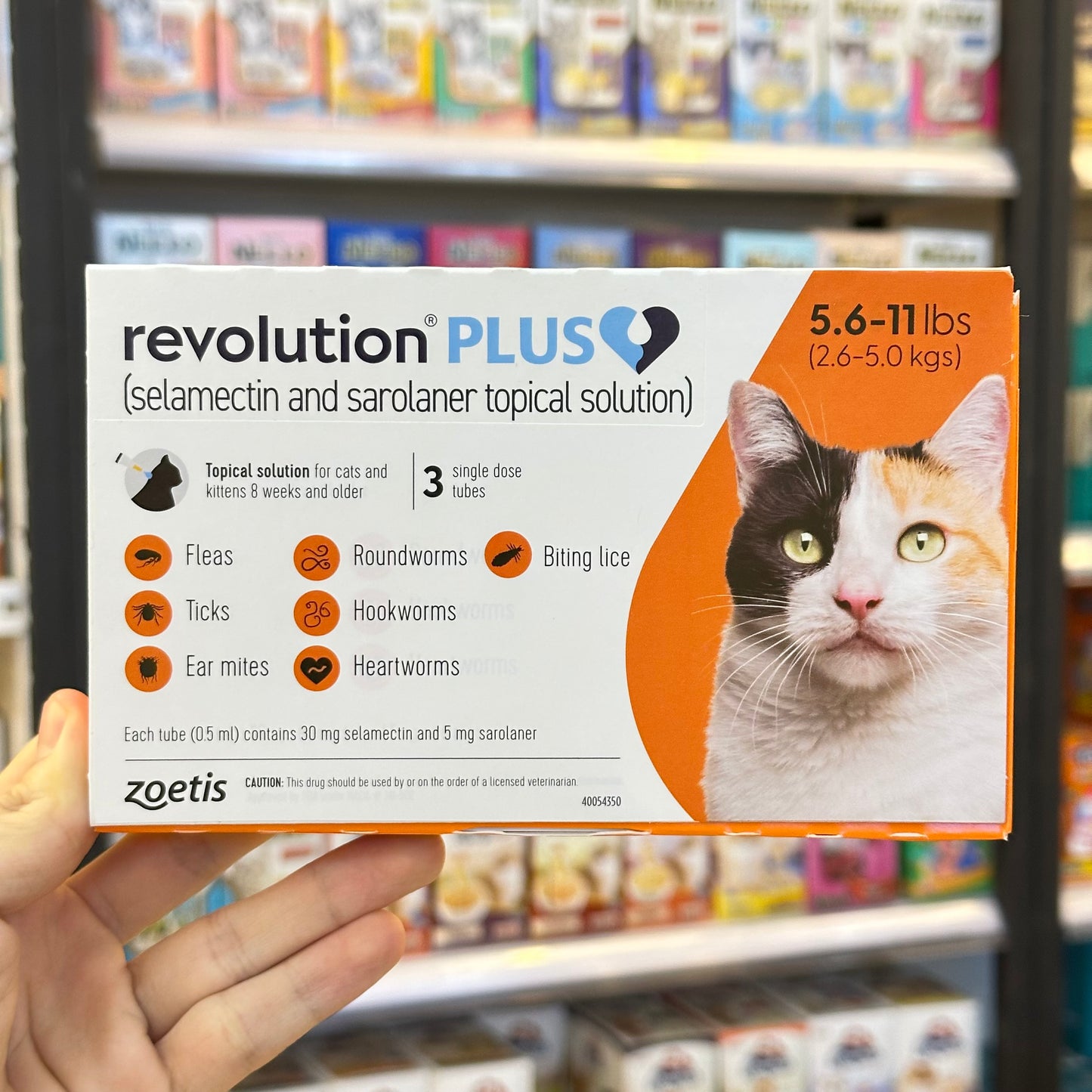 Revolution Plus For Cats(selamectin and sarolaner topical solution)
