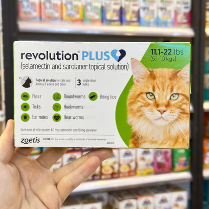 Revolution Plus For Cats(selamectin and sarolaner topical solution)
