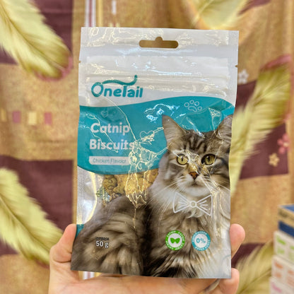 Onetail Catnip Biscuits 50g