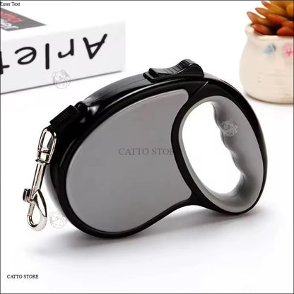 Dog Leash, Pet Leash, Automatic Leash with Lock Button, Can Pull the Rope Back by Itself, Length 5 Meters V