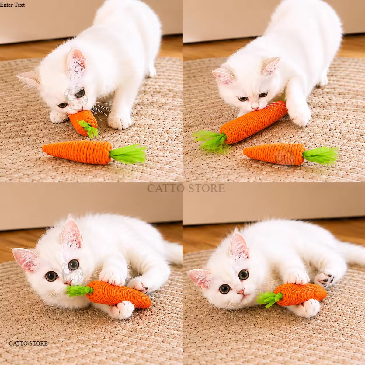 Pet Teeth Cleaning Toy Carrot