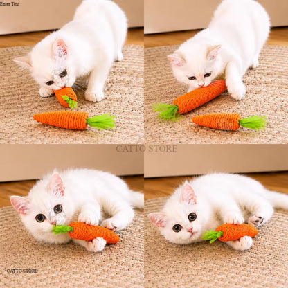 Pet Teeth Cleaning Toy Carrot