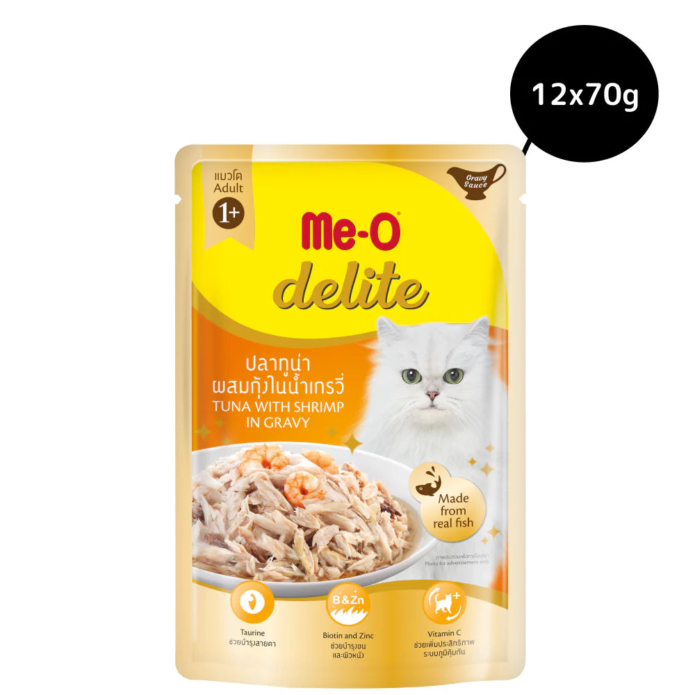 Me-O Delite Adult 1+ Gravy 70g