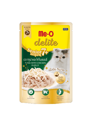 Me-O Delite Senior 7+ Jelly Pouch 70g